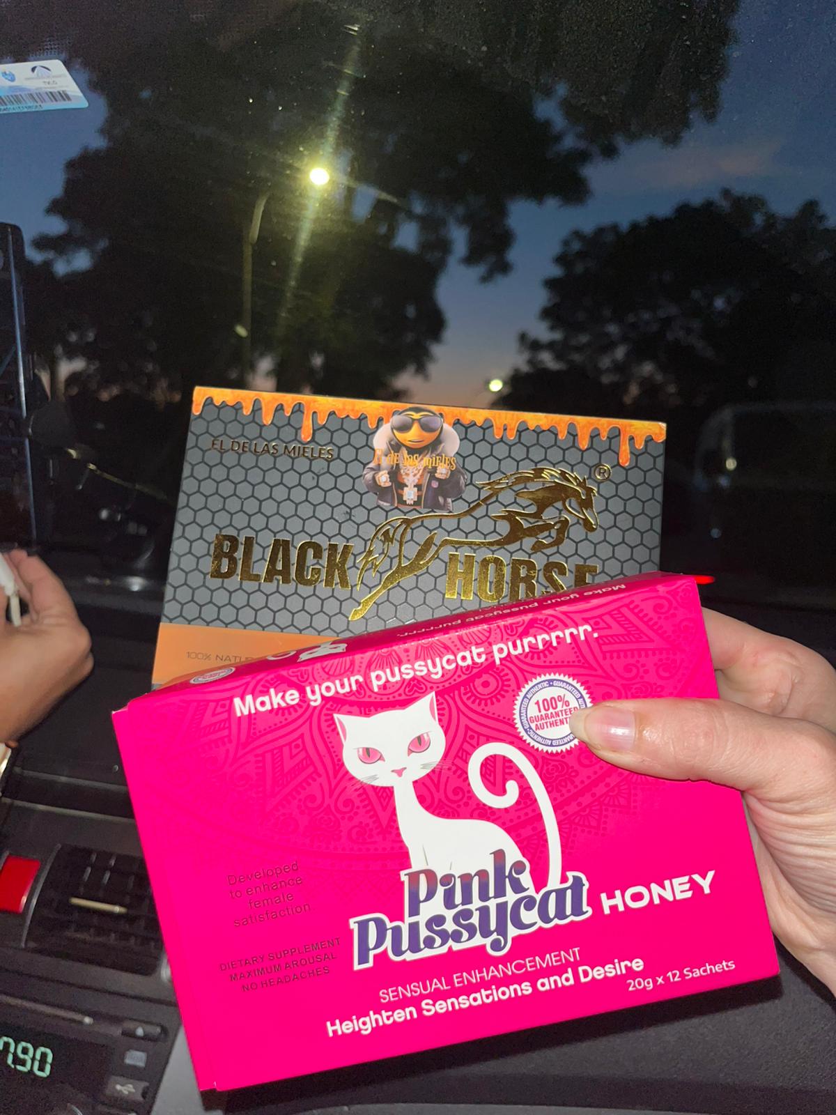 💋 20 % OFF APLICADO Caja x12 unidades Pussy Cat Honey