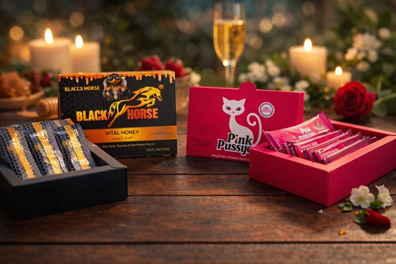 🔥 Pack Promo Semana - 4 Mieles Mixtas (Royal Honey VIP + Pussy Cat)