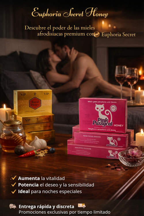 Cajas PINK PUSSYCAT Y ROYAL HONEY VIP